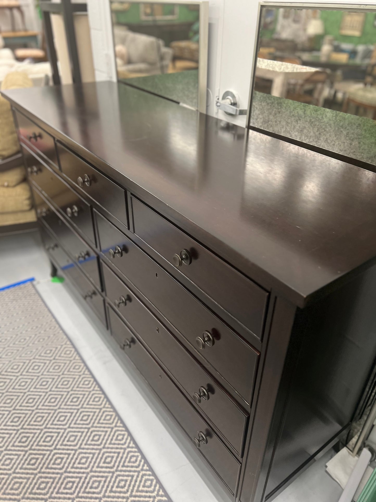 Walter E Smithe Long Wood Dresser