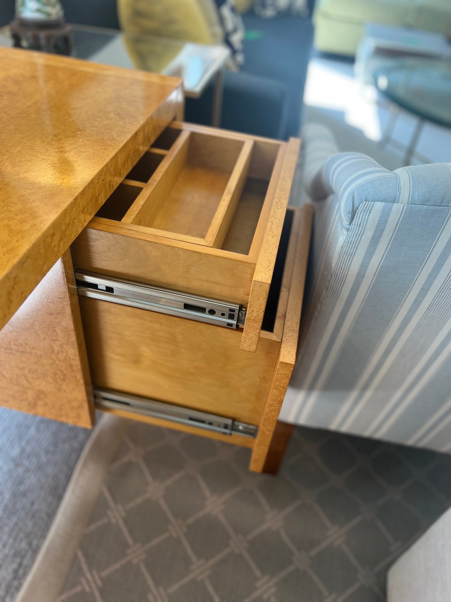 Burl Wood Desk