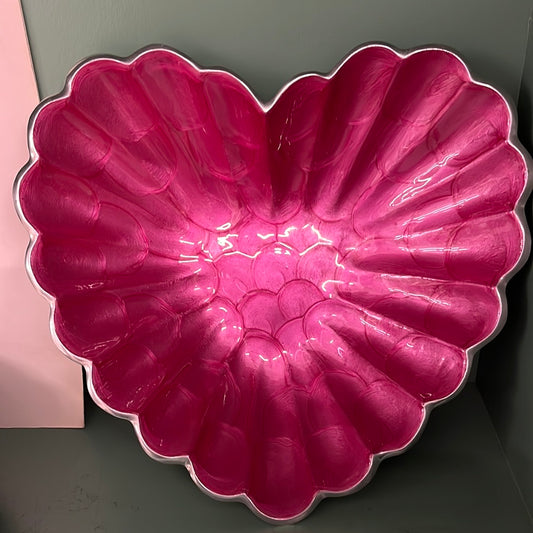 Pink Heart Platter