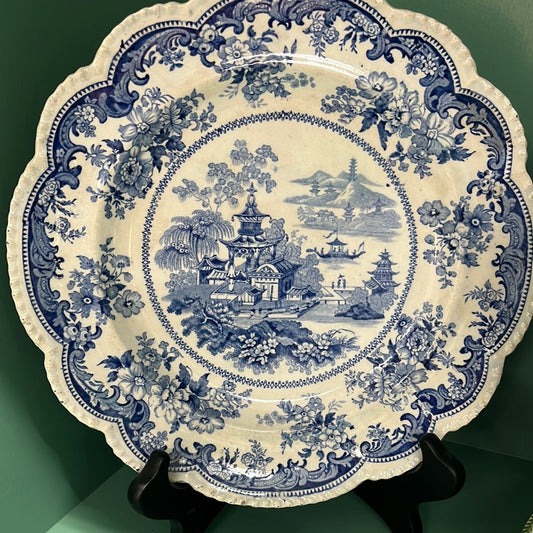 Porcelain Blue Plate