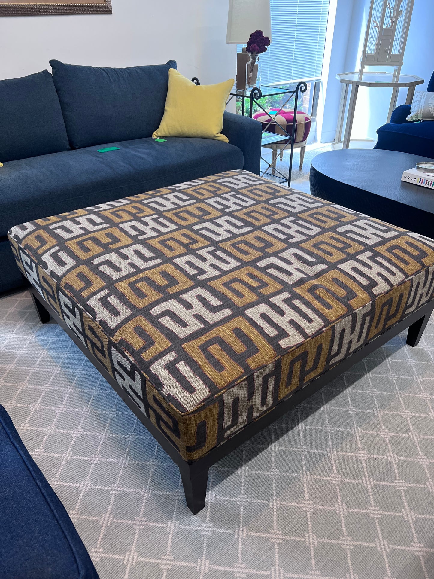 Large Custom Ottoman