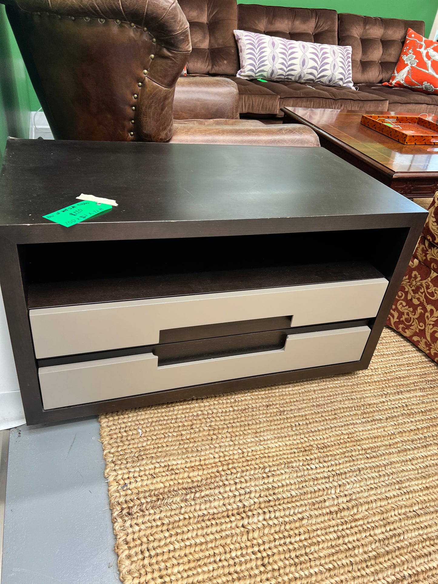Lagomonph Two Drawer Night Stand