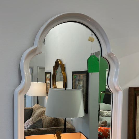 White Arched Mirror