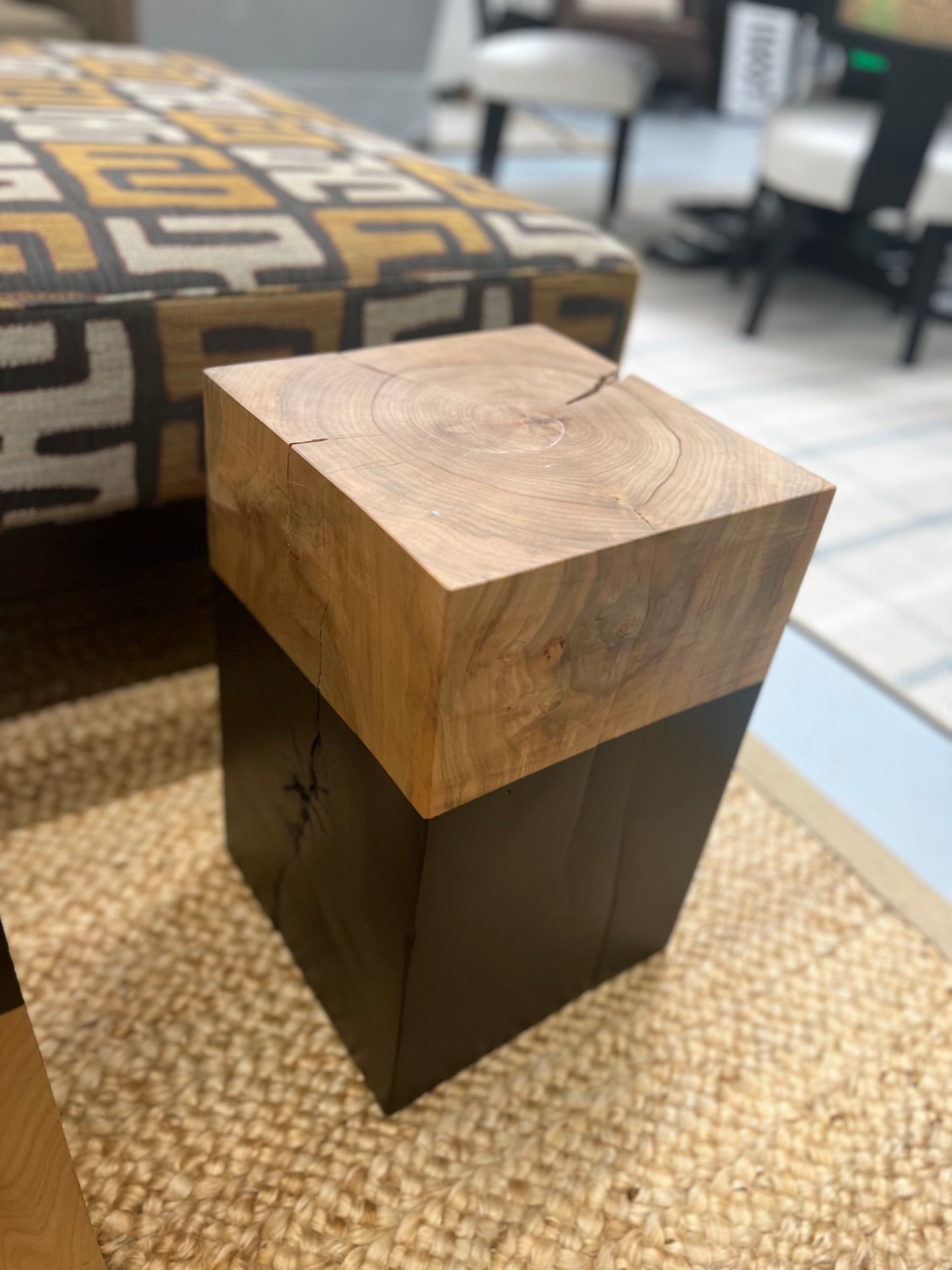 Mod Wood Side Table Blocks