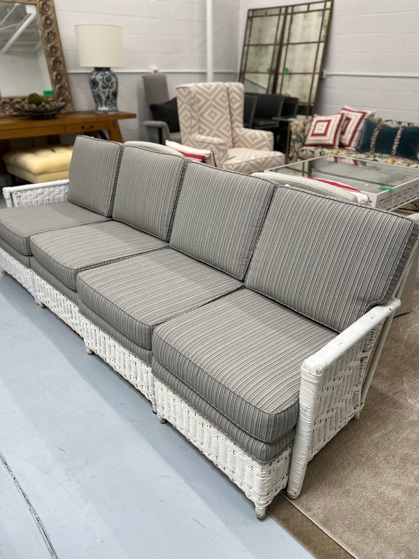 Wicker Sofa And Or Loveseat With Chairs