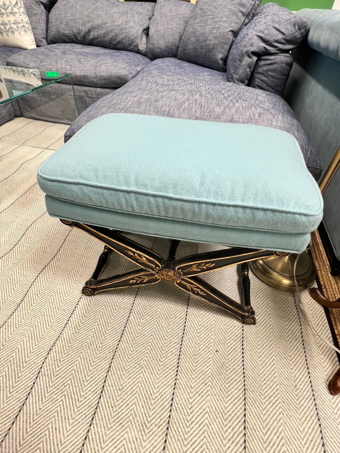 Vintage Alpaca Cashmere Mix Bench