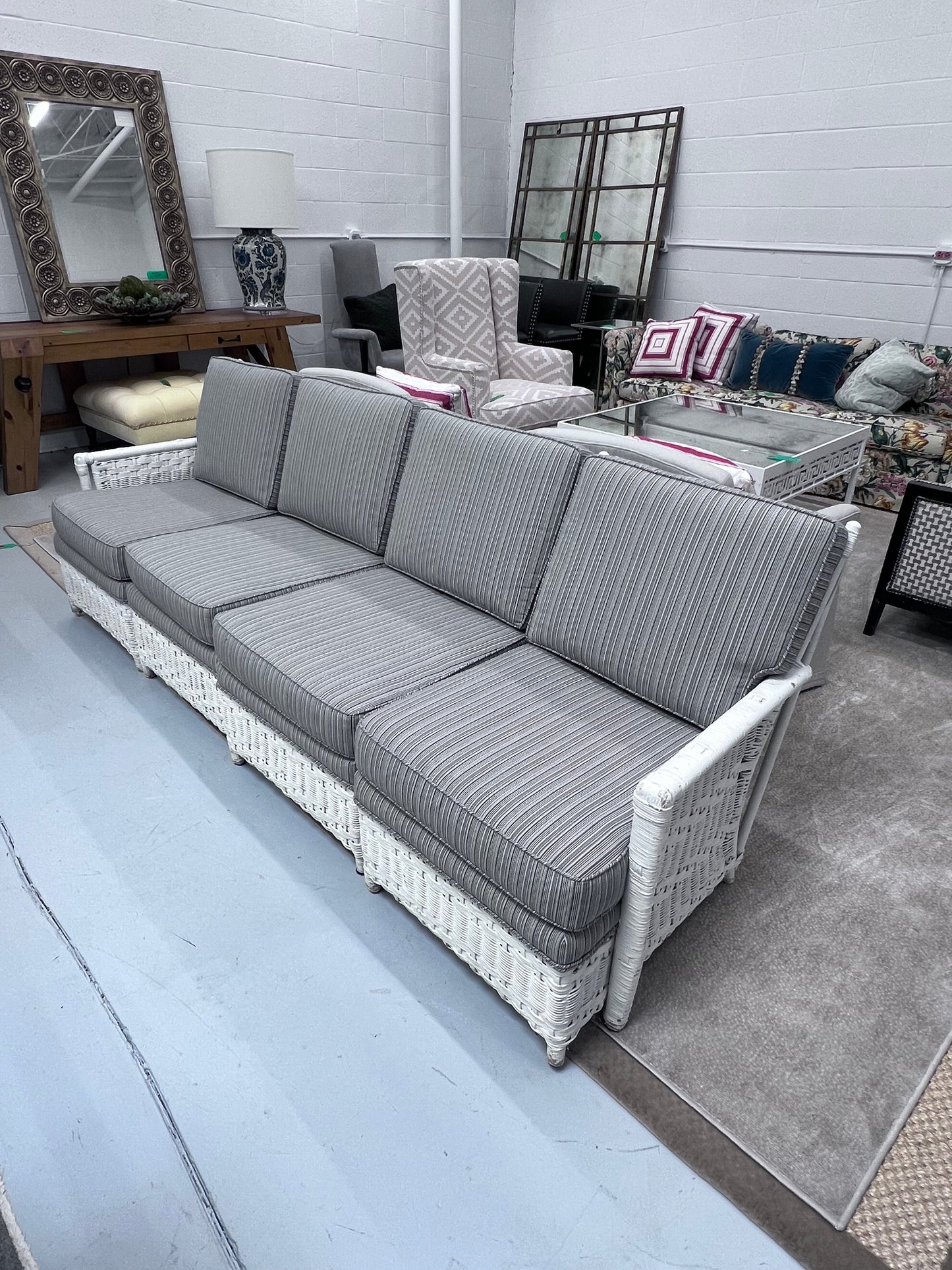Wicker Sofa And Or Loveseat With Chairs
