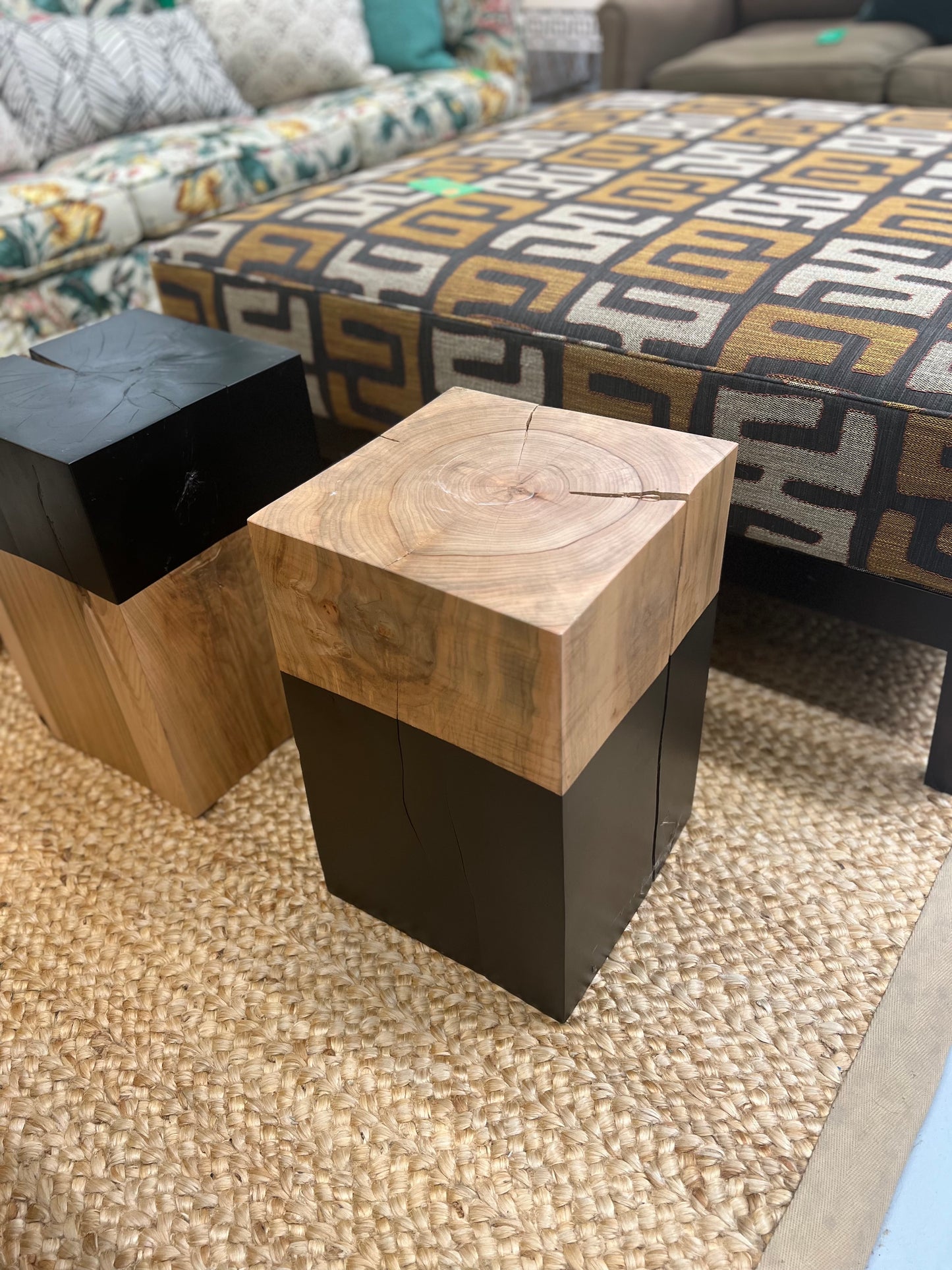 Mod Wood Side Table Blocks