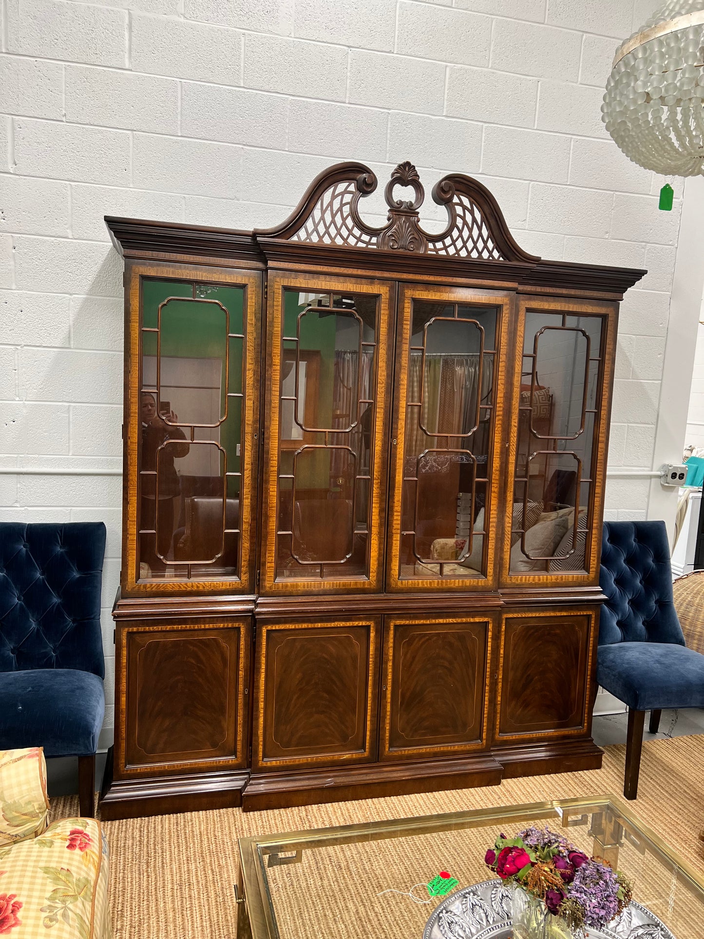 Mahogany China Cabinet