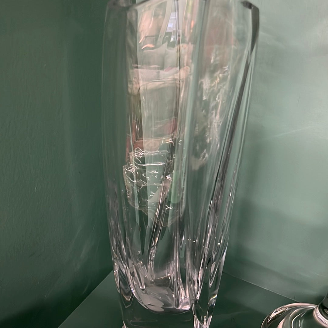 Narrow Crystal Vase