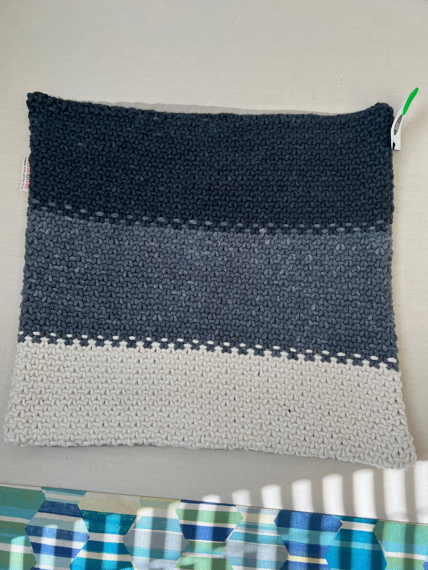 Gray And White Hand Made Pillow Covers From South Africa