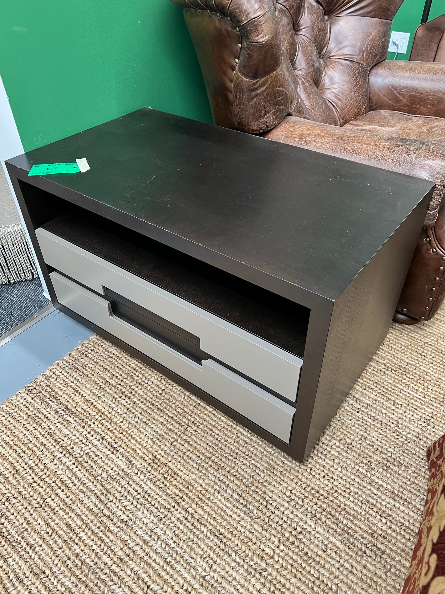 Lagomonph Two Drawer Night Stand