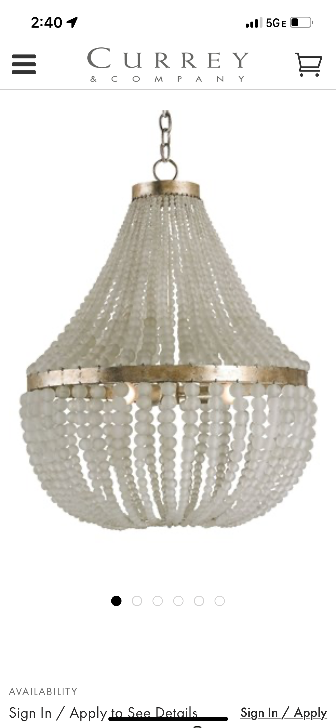 Curry & Co. Chandelier