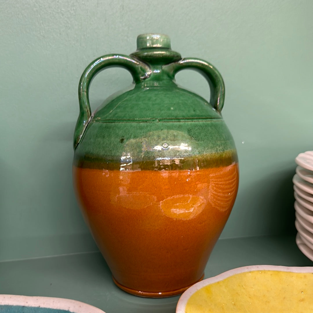 Green and Brown Pot