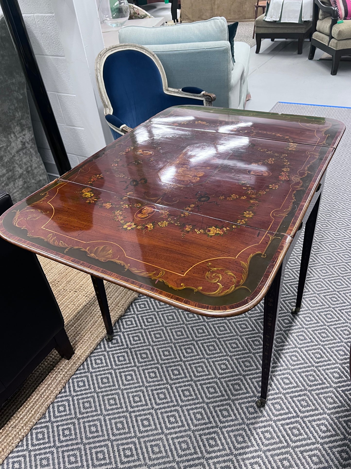 Painted Pembroke Table