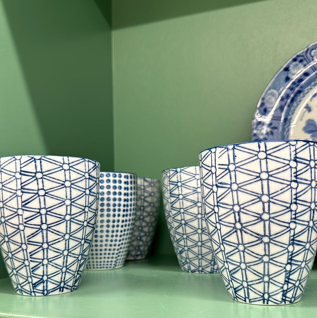 Blue Porcelain Cup