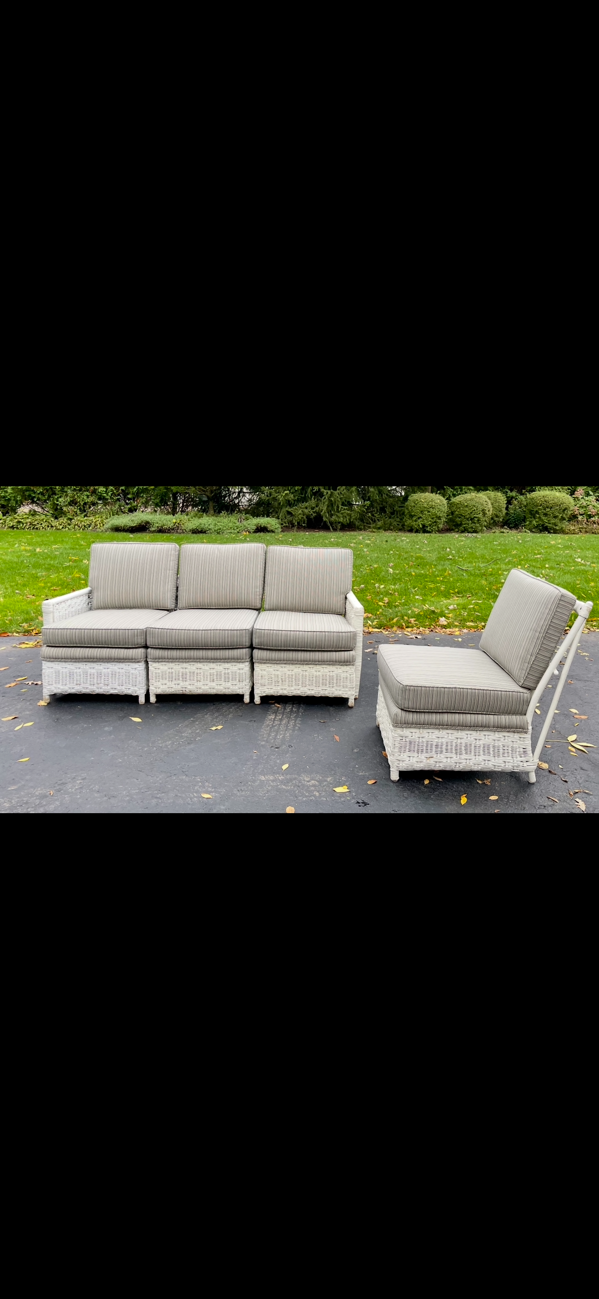 Wicker Sofa And Or Loveseat With Chairs