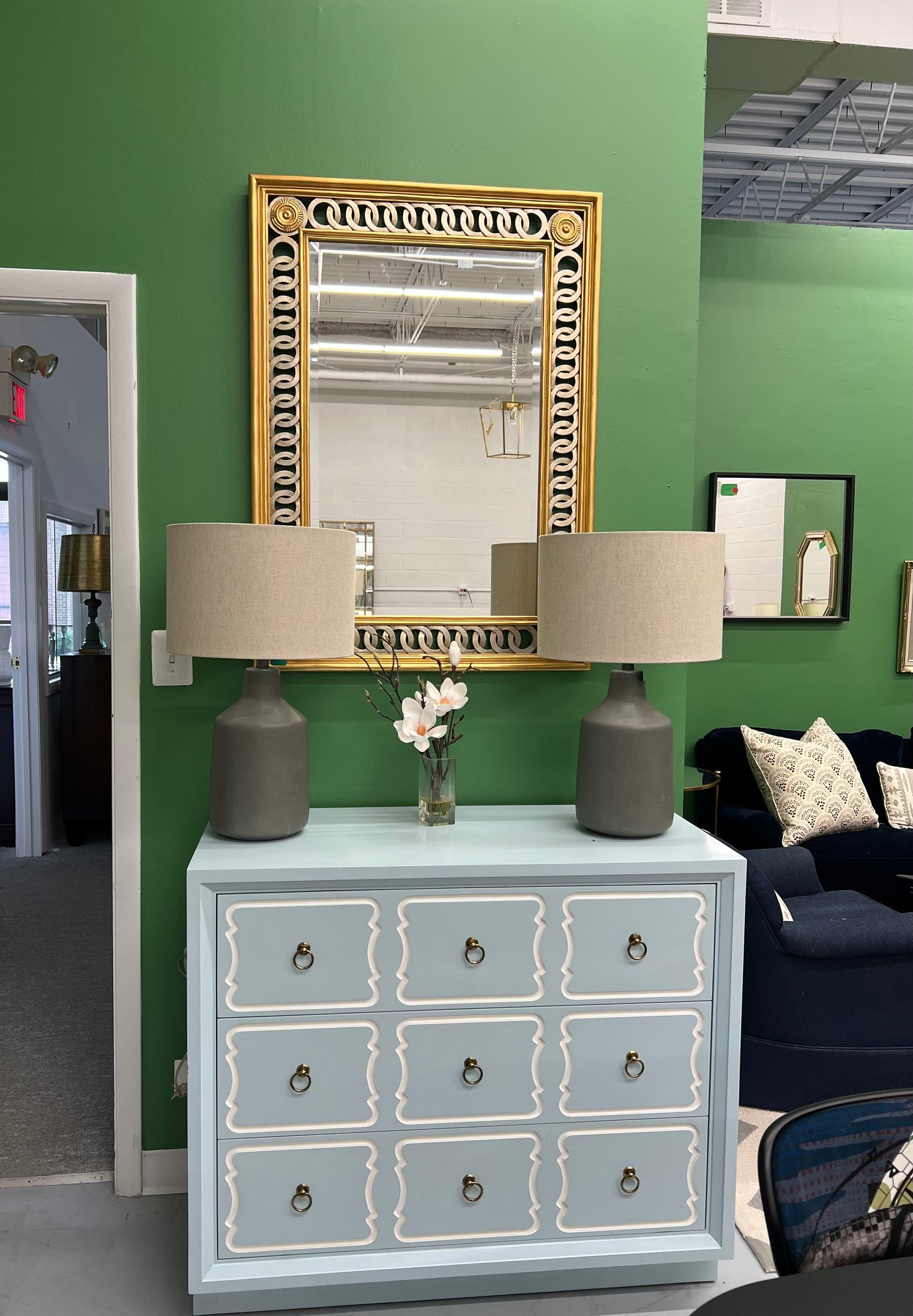 Regency Style Mirror By Carolina Mirror Co.