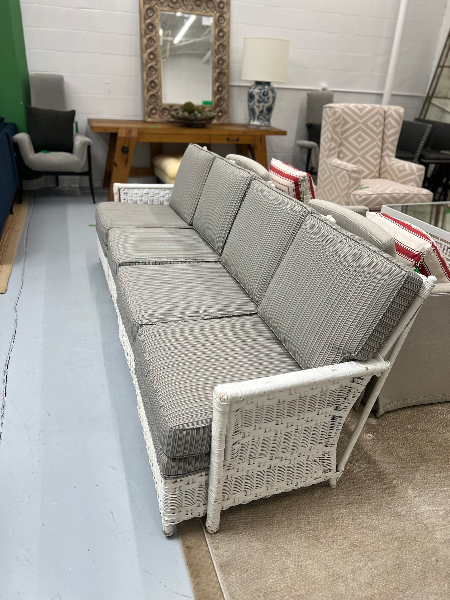 Wicker Sofa And Or Loveseat With Chairs