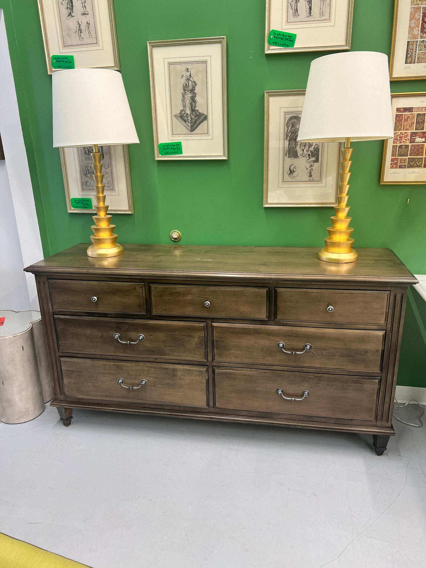 Gold Mat Table Lamp