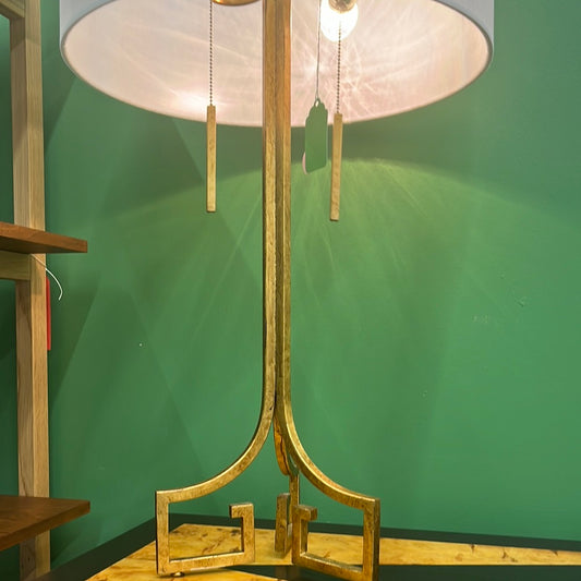 Antique Gold Leaf Lamp