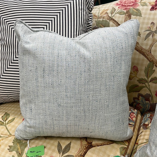 Muted Blue Shimmer Pillow