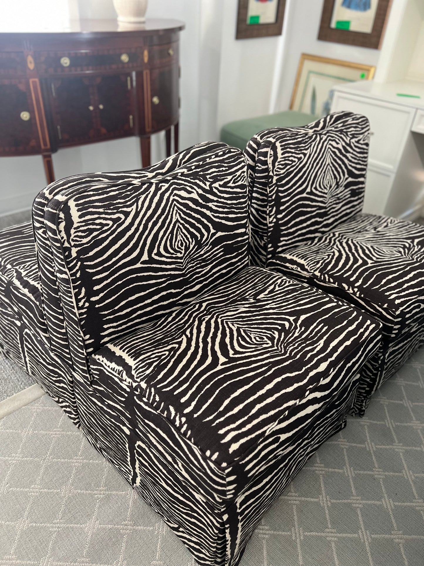 Gossip Chair In Brunschwig & Fils