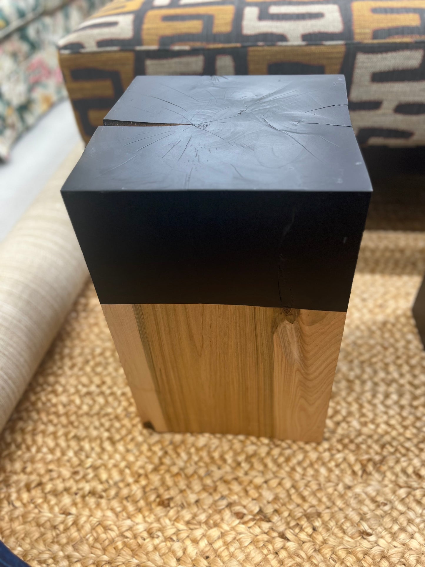 Mod Wood Side Table Blocks