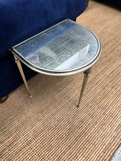 Pair Of Lillian August Mirrored Side Tables