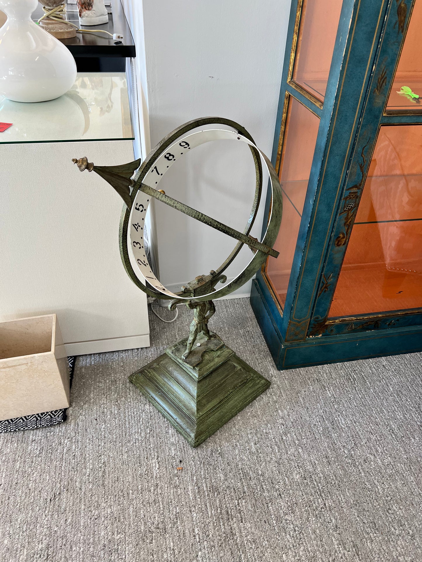 Vintage Copper Armillary Sundial