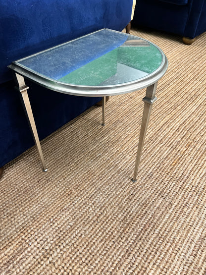 Pair Of Lillian August Mirrored Side Tables