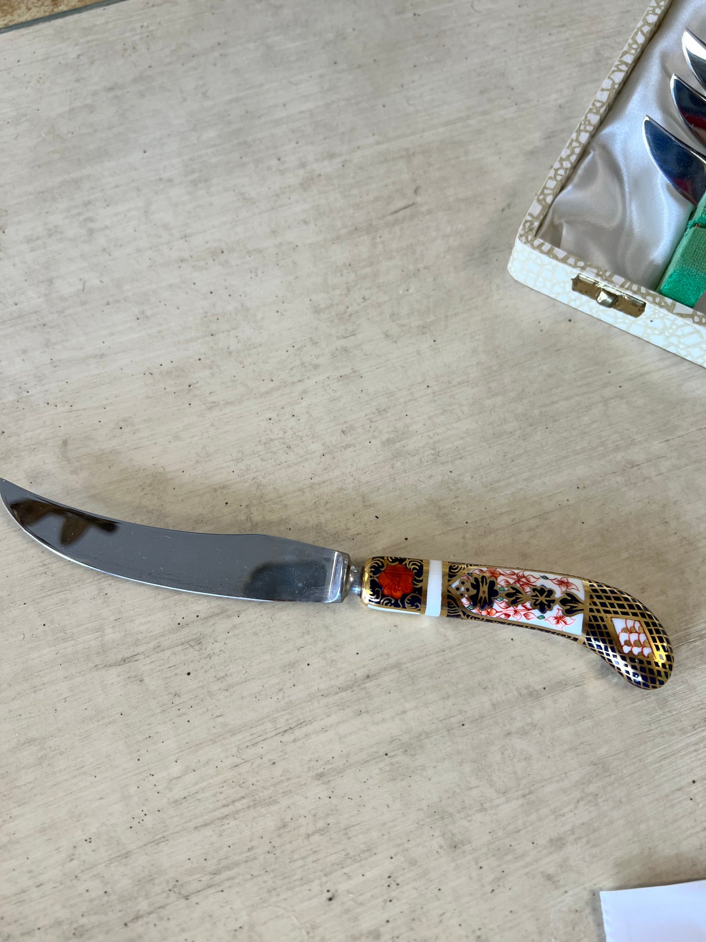 Set Of Six Imari Fruit Knives
