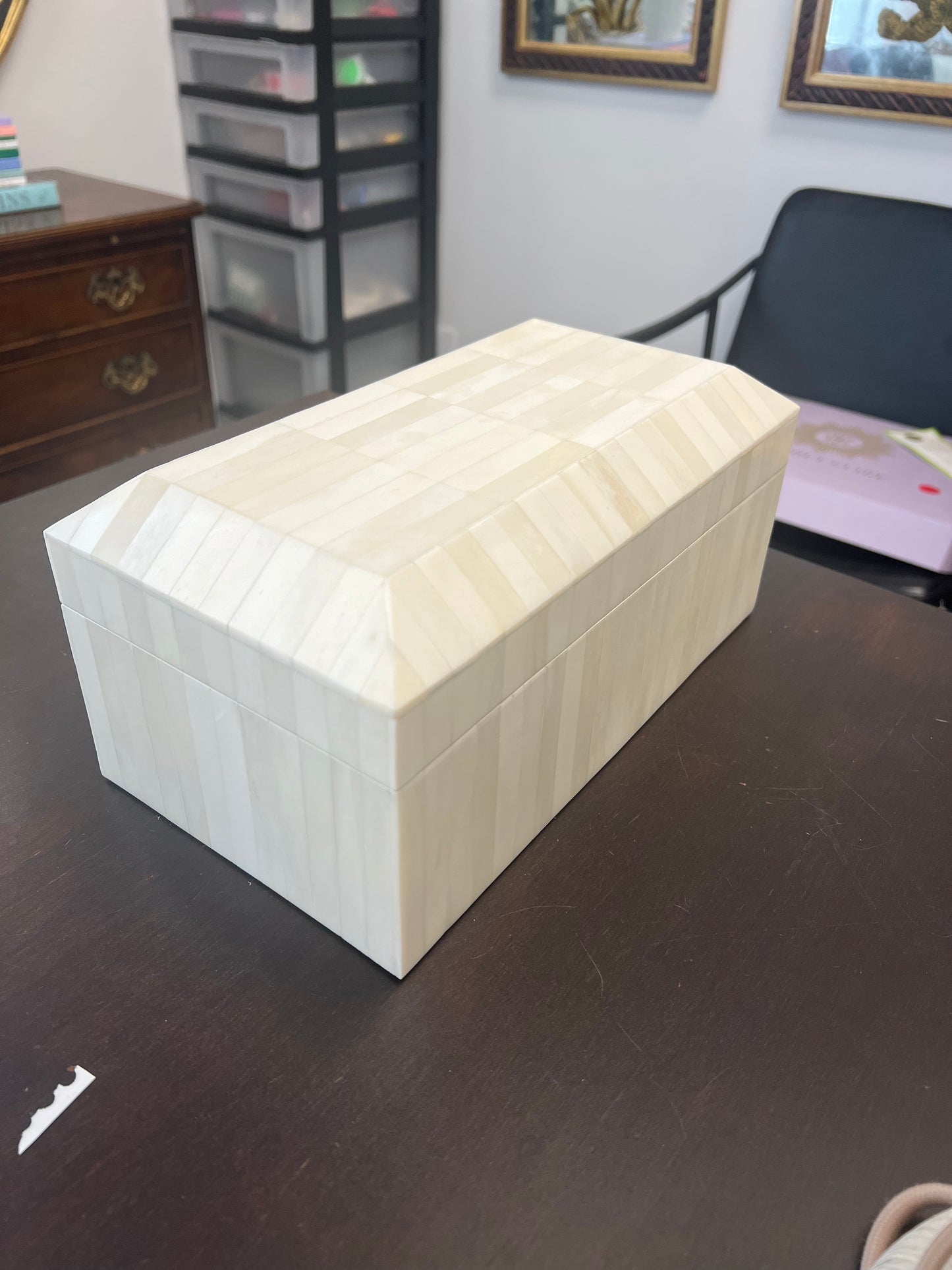 RH Bone Inlay Box Medium