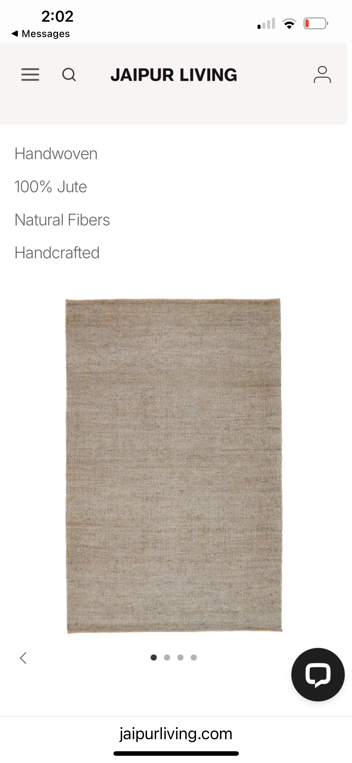 Hand Woven Jute Rug