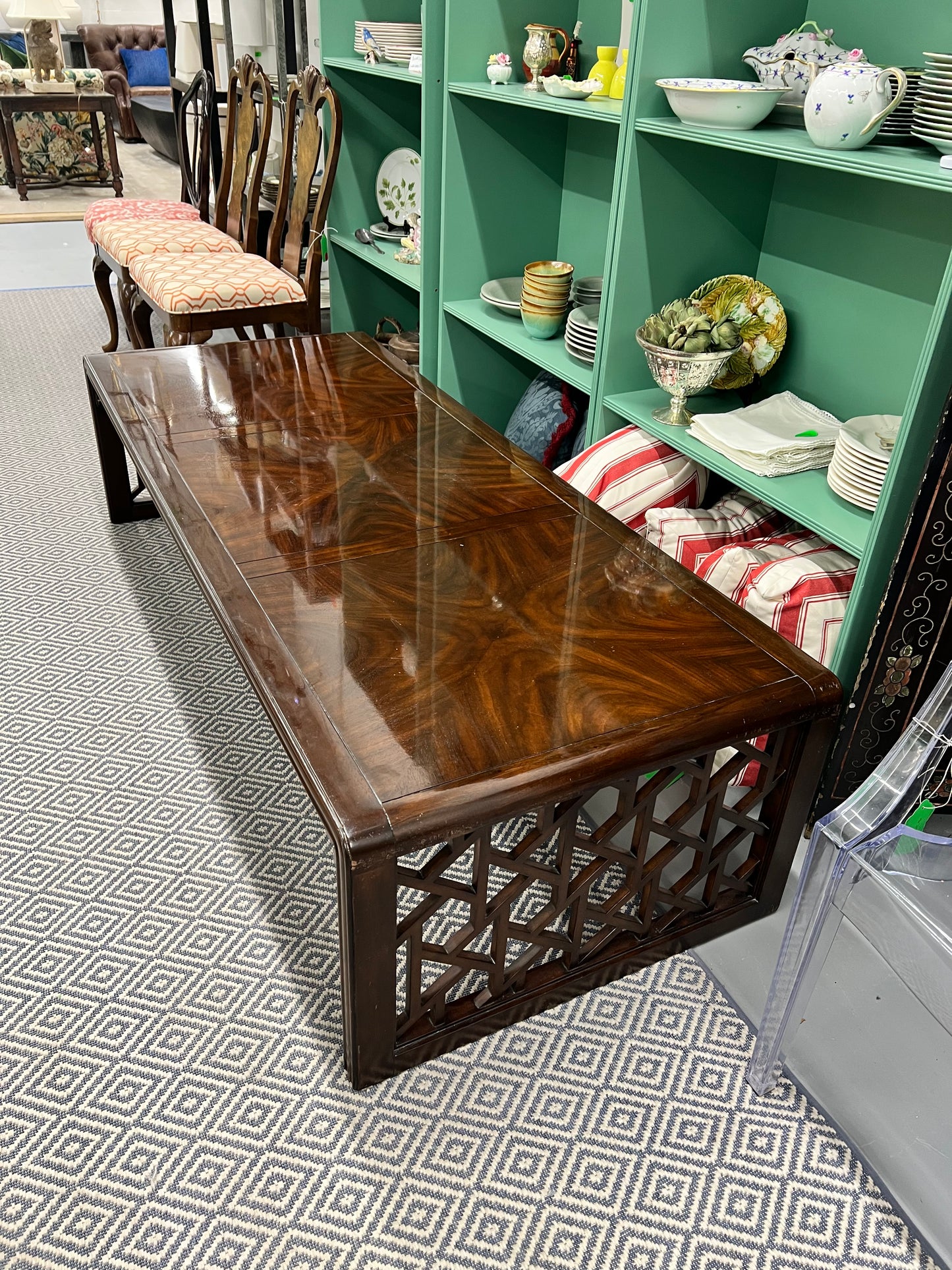 Large Wood Cocktail Table