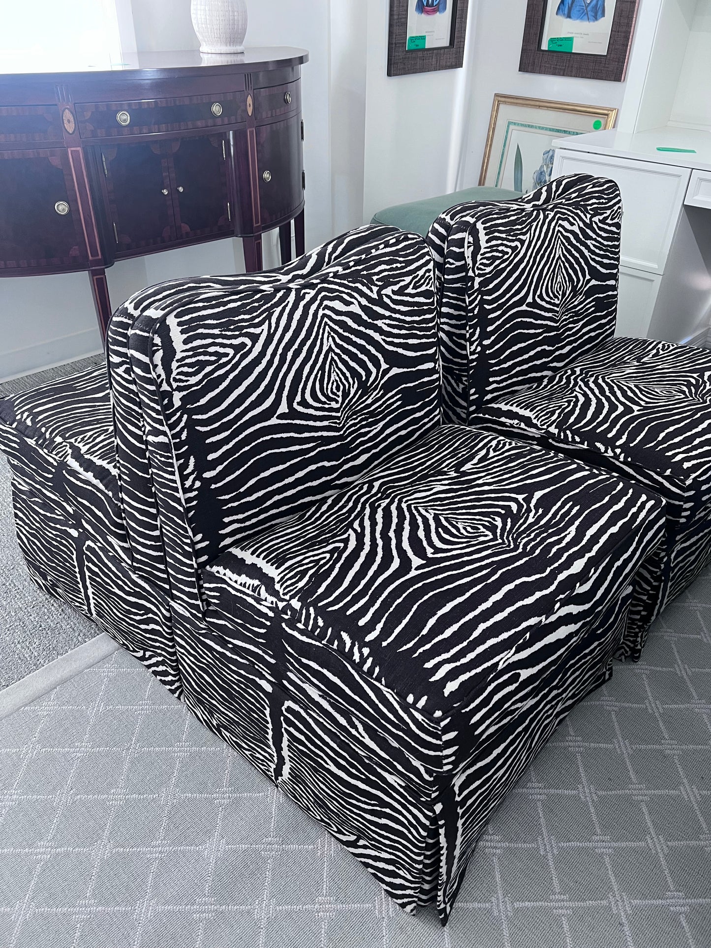 Gossip Chair In Brunschwig & Fils