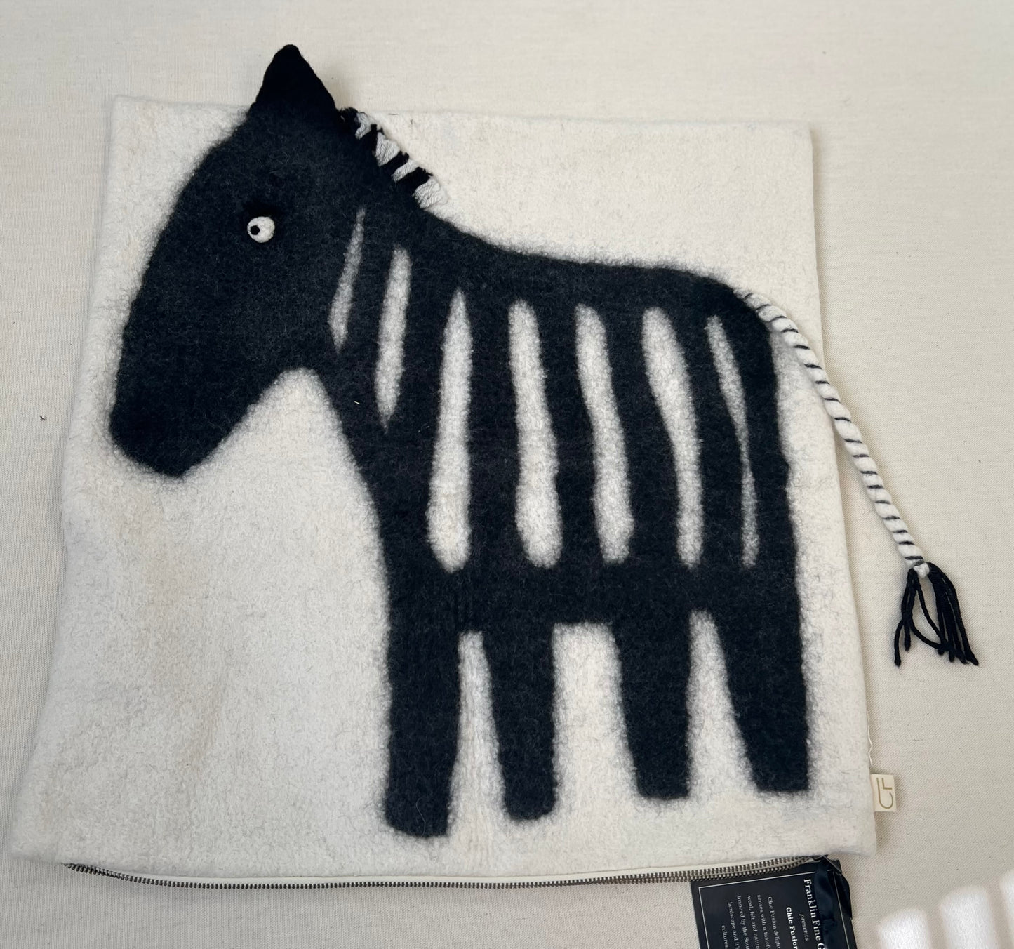 Felt Animal Hand Made Pillow Covers From South Africa