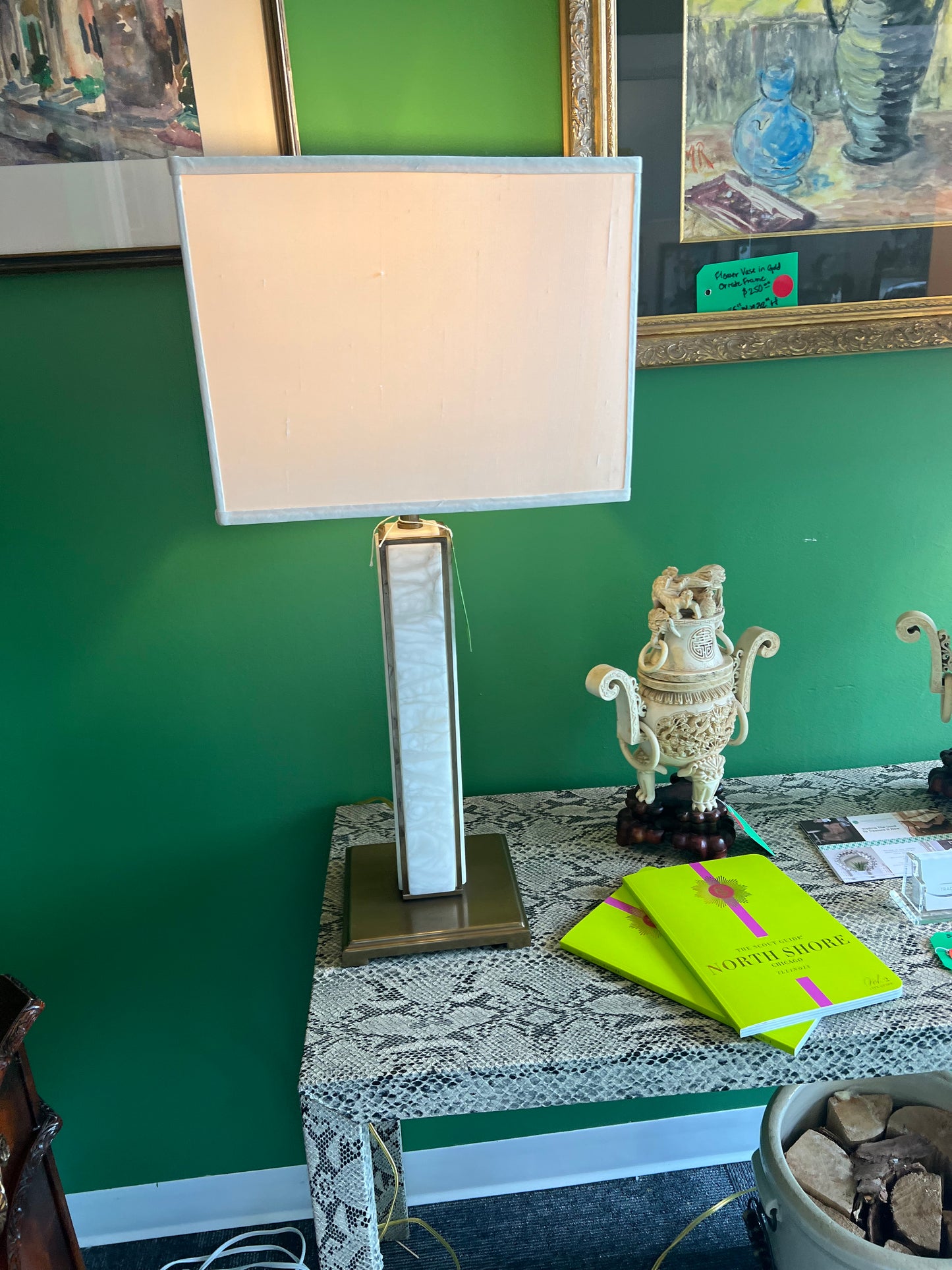 Alabaster Table Lamp