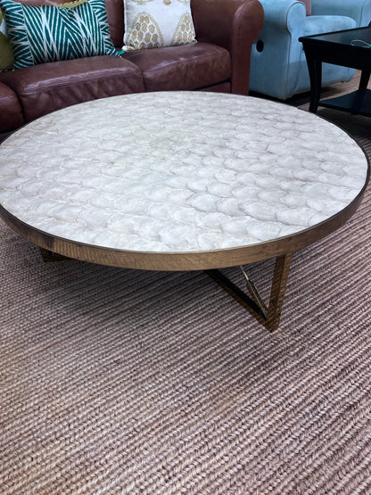 Capiz Seashell Coffee Table