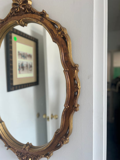Small Gold Mirror