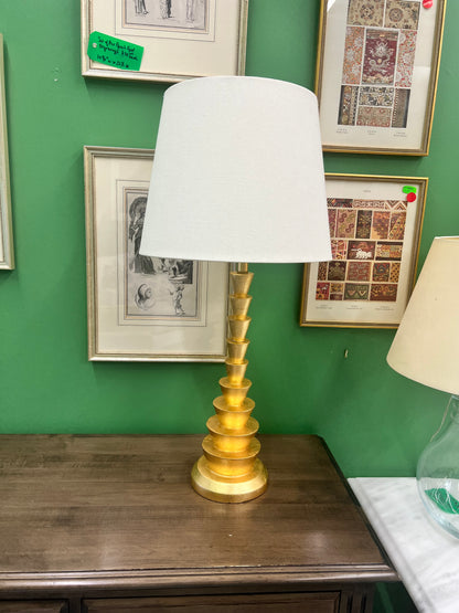 Gold Mat Table Lamp