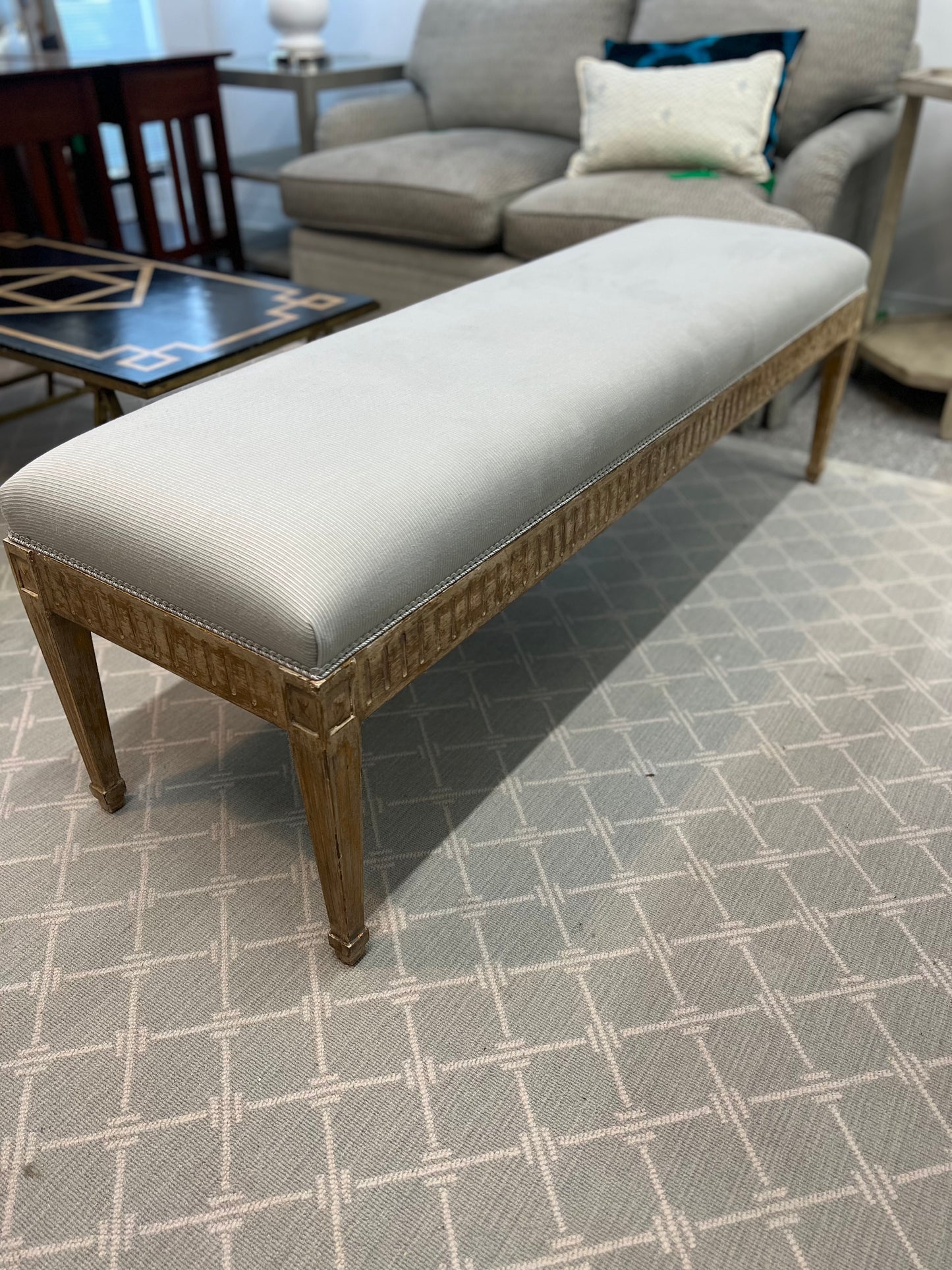 French Louis XVI Style Bedroom Bench