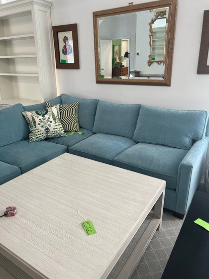 Blue Custom Sectional