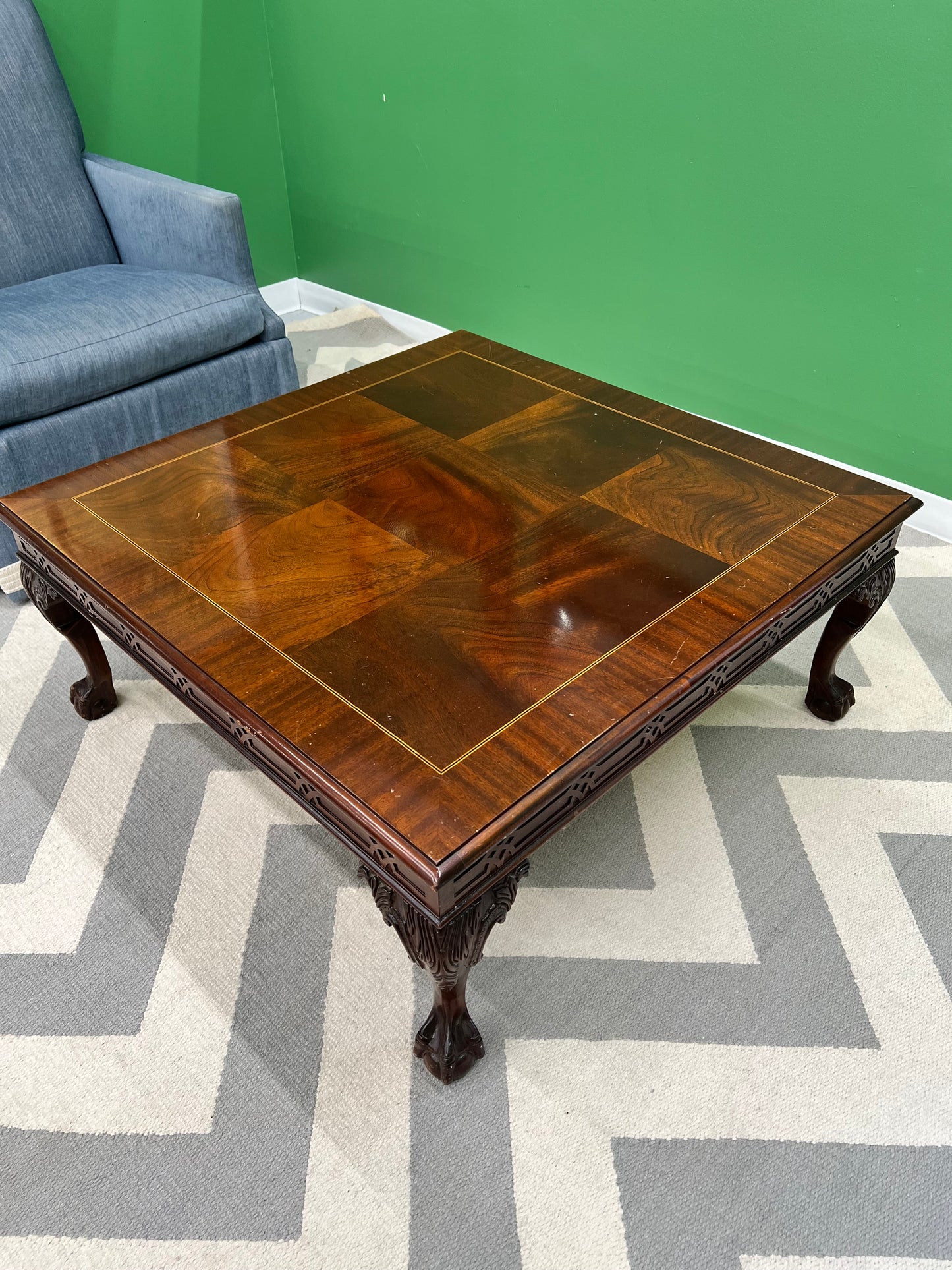 Square Wood Coffee Table