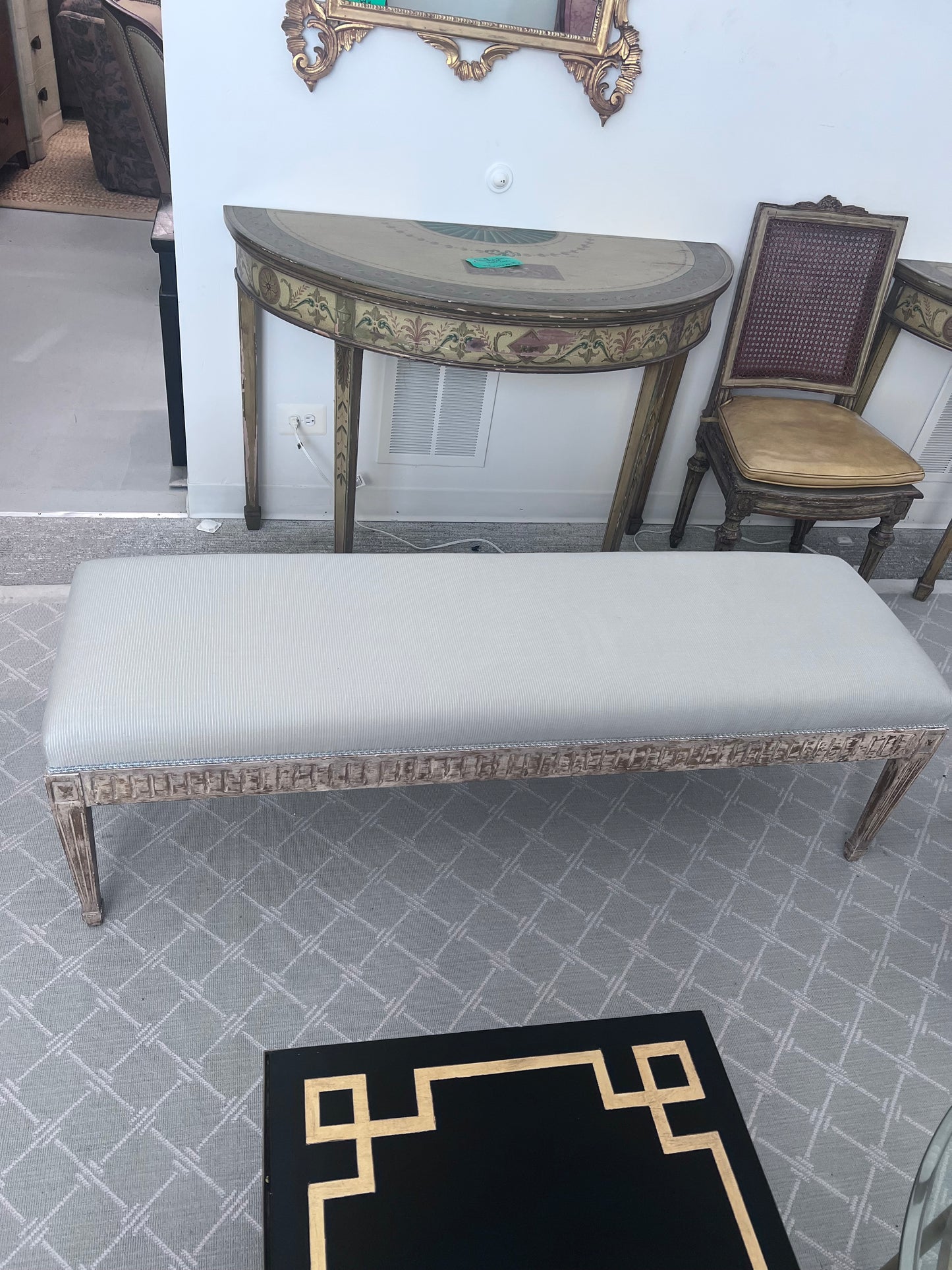 French Louis XVI Style Bedroom Bench
