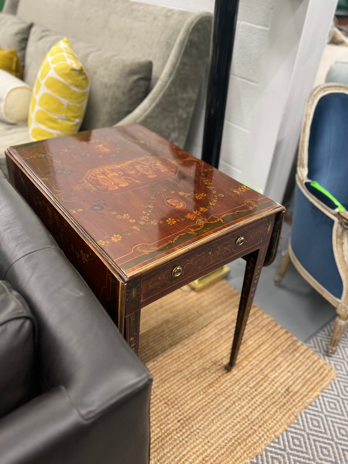 Painted Pembroke Table