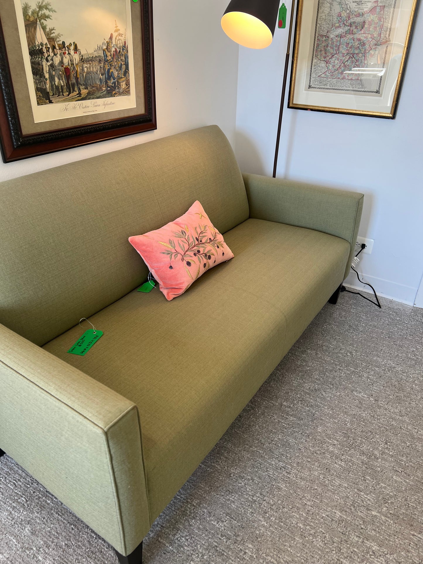 Small Green Sofa