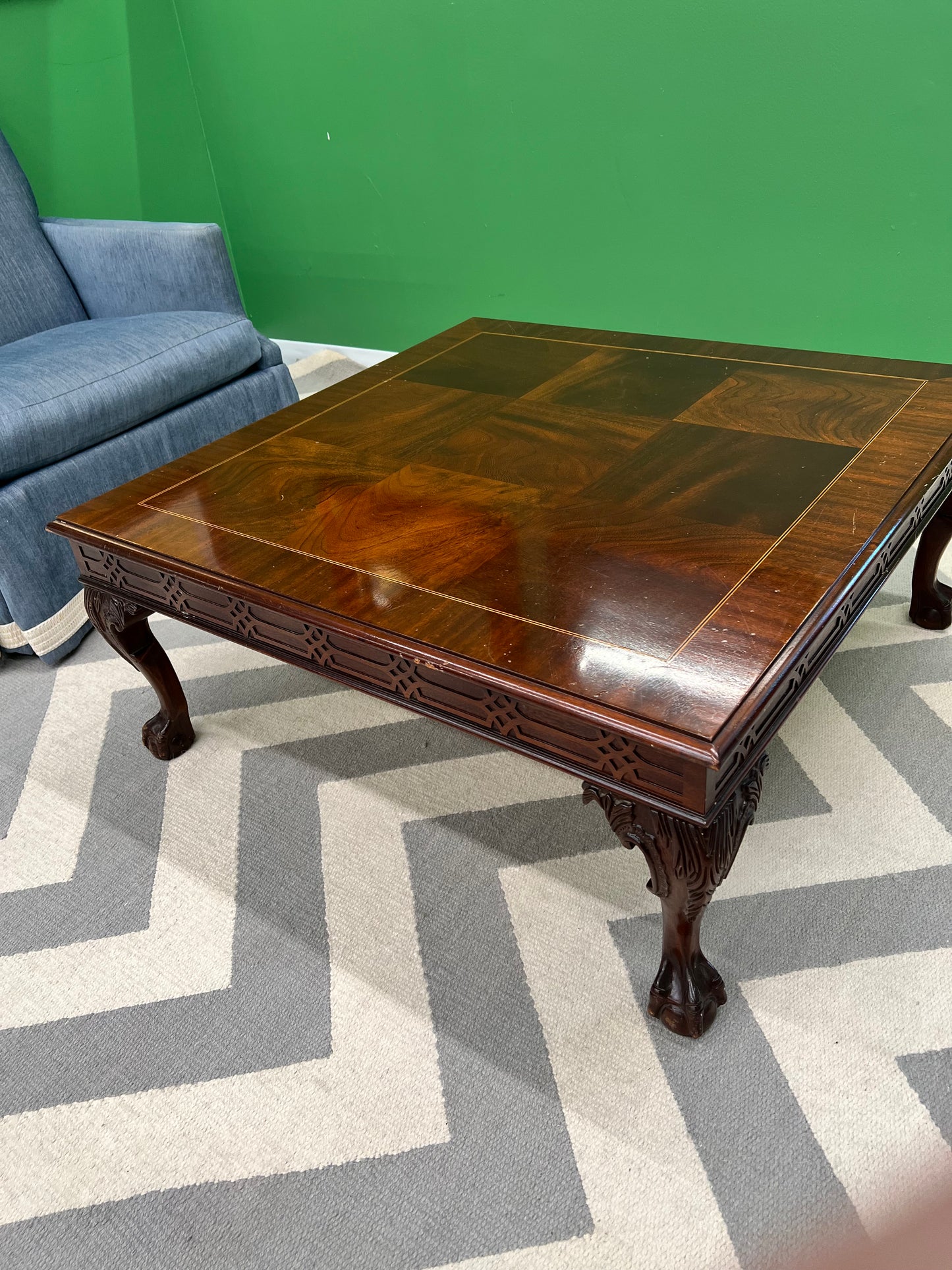 Square Wood Coffee Table