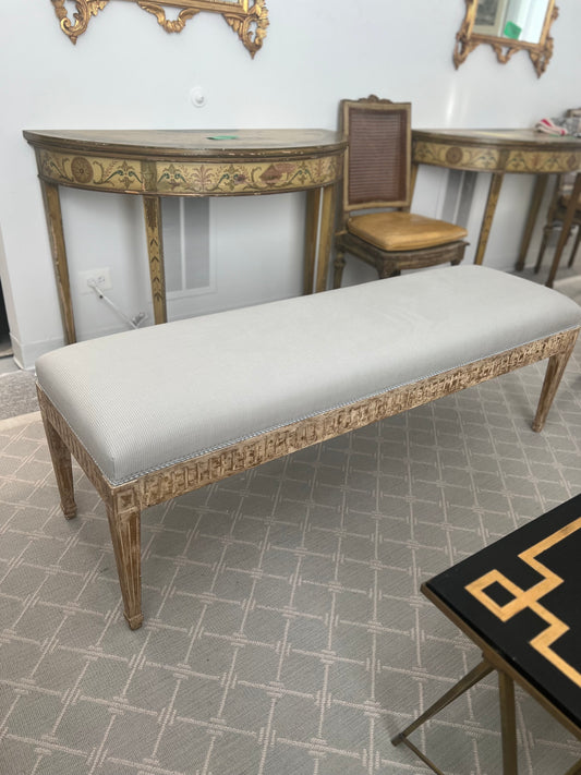 French Louis XVI Style Bedroom Bench