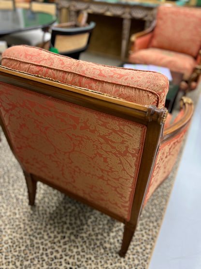 French Louis XVI Style Bergere Chair